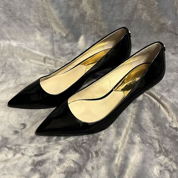 Michael Kors Black Women's MK Flex Kitten Heel - Picture 2 of 9